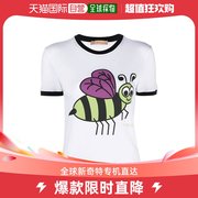 香港直邮潮奢 CORMIO 女士 蜜蜂印花棉质T恤