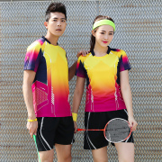 羽毛球服运动套装定制男女短袖夏季透气球服乒乓球网球短裤比赛服