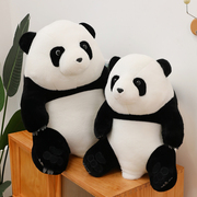仿真大熊猫公仔基地熊猫，网红摆件花花毛绒，玩具周边四川动物园抱枕