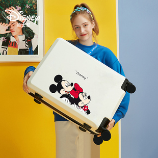 迪士尼行李箱女20寸网红ins小型24寸女孩学生儿童拉杆旅行登机箱