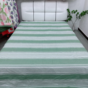 纯棉老粗布床单大尺寸2.5米双人加厚斜纹条纹床单