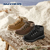 Skechers斯凯奇女鞋春夏季厚底短靴子加绒高帮雪地靴马丁靴167425