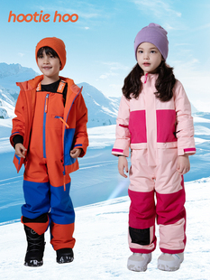 hootie hoo儿童户外滑雪服男童女童单双板防水防风透气保暖滑雪装