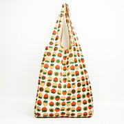 时尚竖款购物袋折叠包超市环保袋便携买菜袋布兜子轻防水尼龙轻便
