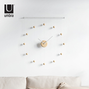 UMBRA 创意个性艺术挂钟 简约时尚北欧装饰客厅墙面大号钟表壁钟