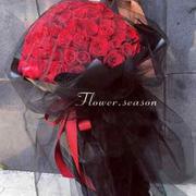 99朵红玫瑰花束求婚女朋友爱人生日送花上海同城配送杭州鲜花速递