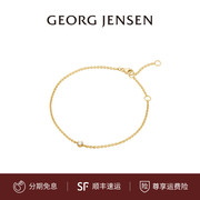 GEORG JENSEN乔治杰生钻石系列18K黄金手链女美拉德小众精致