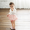 marlmarl宝宝儿童短裤，南瓜灯笼粉色格子夏装，6一12月bloomers02