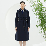 戴布拉芬风品牌秋季英伦，韩系风衣外套女时尚，长款高级感大衣