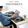 日本SANWA皮质桌垫键盘垫超大号鼠标垫毛毡纯色家用电脑锁边防水