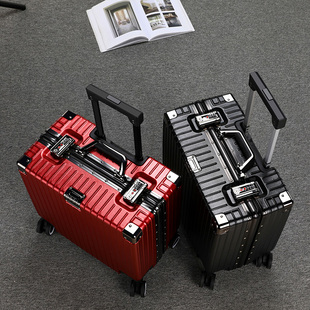 高品质旅行行李箱男20寸18上机免托运全铝镁合金外交官拉杆箱女