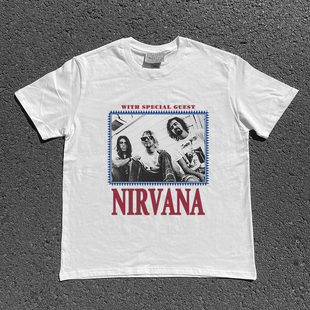 王有病工作室 重磅不透 Nirvana涅槃乐队朋克摇滚穿搭男女短袖T恤