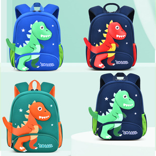书包幼儿园男童宝宝3岁小班儿童背包卡通可爱恐龙超轻减压双肩包