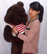 送女友毛衣熊布娃娃泰迪熊毛绒玩具 经典复古款 抱抱熊生日礼物