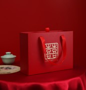 定制中国风喜糖盒婚庆喜糖盒，抽屉盒流行手提盒伴娘礼盒包装盒