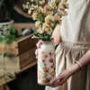 复古仿古田园风陶瓷小花瓶，摆件客厅插花干花，小众高级感创意装饰品