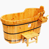 香柏木木桶沐浴桶全身浴盆实木，浴缸大人泡澡桶，成人木质洗澡桶家用