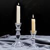 法式北欧式复古水晶，蜡烛台玻璃浪漫烛光晚餐婚庆，拍摄道具ins风格