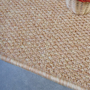 仿麻地毯日式圆形客厅卧室入户门榻榻米茶室床边毯轻奢高级地垫