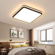 北欧风格LED吸顶灯简约现代创意个性大厅卧室灯饰长方形客厅灯具