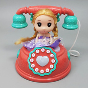 儿童电话玩具女孩宝宝，音乐早教机灯光故事机，婴幼儿公主益智手机