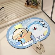 浴室防滑垫家用吸水速干地垫卫生间门口卫浴防滑卡通脚垫子