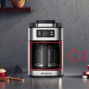 柏翠pe3200咖啡机全自动咖啡机，玻璃杯配件