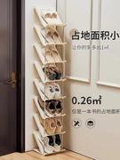 日本无印mujl简易鞋架子墙角鞋柜多层夹缝小型宿舍浴室拖鞋架