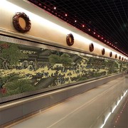 北宋清明上河图22米全景十字绣，2024线绣客厅大幅风景，十大名画