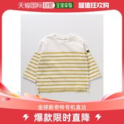 日本直邮apreslescours儿童长袖t恤自然风格，潮流设计舒适百