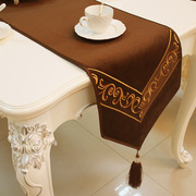 欧式餐桌垫椅垫布艺，四季通用西餐桌旗桌布，餐桌椅背套装座垫