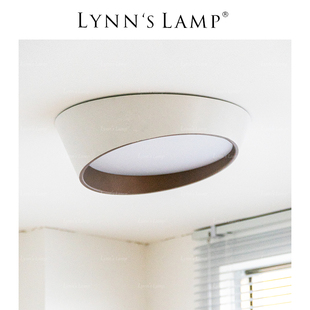 Lynn's立意 设计师吸顶灯 极简卧室房间北欧简约书房圆形led灯具