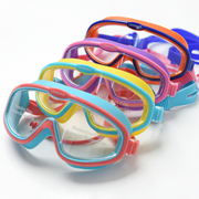 儿童泳镜大镜框3-15岁男童女童，防水防雾游泳眼镜大童潜水装备用品