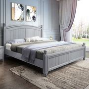 极速美式实木床白蜡木1.8米双人床现代简约欧式床1.5卧室抽屉储物