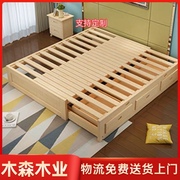 两用实木榻榻米床抽拉床多功能，储物推拉床伸缩沙发，床小户型折叠床