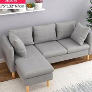 布艺沙发小户型客厅转角三人沙发欧式沙发床家具组合套装
