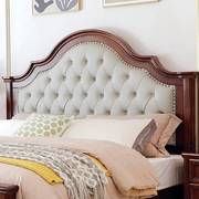 美式乡村双人床1.8米大床现代简约主卧婚床1.2米单全实木床储物床