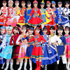 蒙古顶碗舞台演出服装女儿童少数民族鄂伦春族男生表演服饰