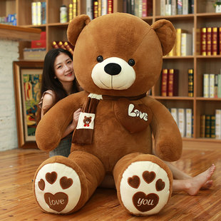 1.6毛绒玩具泰迪熊猫超大号，公仔抱抱熊布娃娃，玩偶米大熊狗熊女孩2