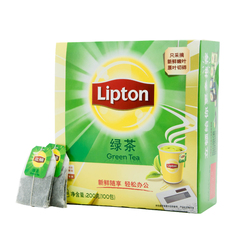lipn  立顿绿茶包200g盒装绿茶
