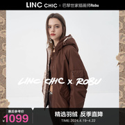 lincchic金羽杰羽绒服女设计师，联名系列夹克短款羽绒服y22802510