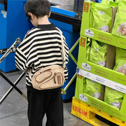 儿童单肩包潮男童凹造型斜挎包简约户外运动小男孩包包宝宝零钱包