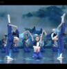桃李杯喜鹊喳喳喳群舞，舞蹈演出服装女儿童，民族古典舞表演服装蓝色