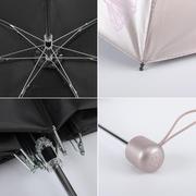 雪月风花紫外线黑胶雨伞铅笔三折便捷防天堂伞小巧防晒太阳伞307E