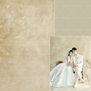室内米黄墙面油画布拍照背景纸婚纱油画摄影背景纸高级复古背景纸