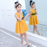 女童夏装连衣裙2021儿童洋气裙子4夏季5韩版6公主裙8-13岁7潮