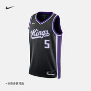 nike耐克萨克拉门托国王队dri-fitnba，男速干球衣，透气dx8621