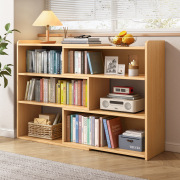 简易书架置物架落地靠墙小型窗台下家用卧室收纳柜子办公室矮书柜