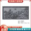 仿古砖雕 古建砖雕浮雕 古镇街景大幅砖雕 3*1.5m花开富贵砖
