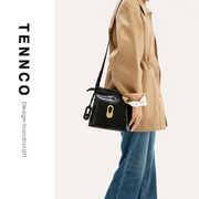 TENNCO小水桶包轻奢小众设计真皮水桶包时尚高级感单肩斜挎包